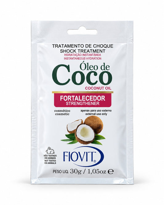 Tratamento de Choque Óleo de Coco Fiovit 30g