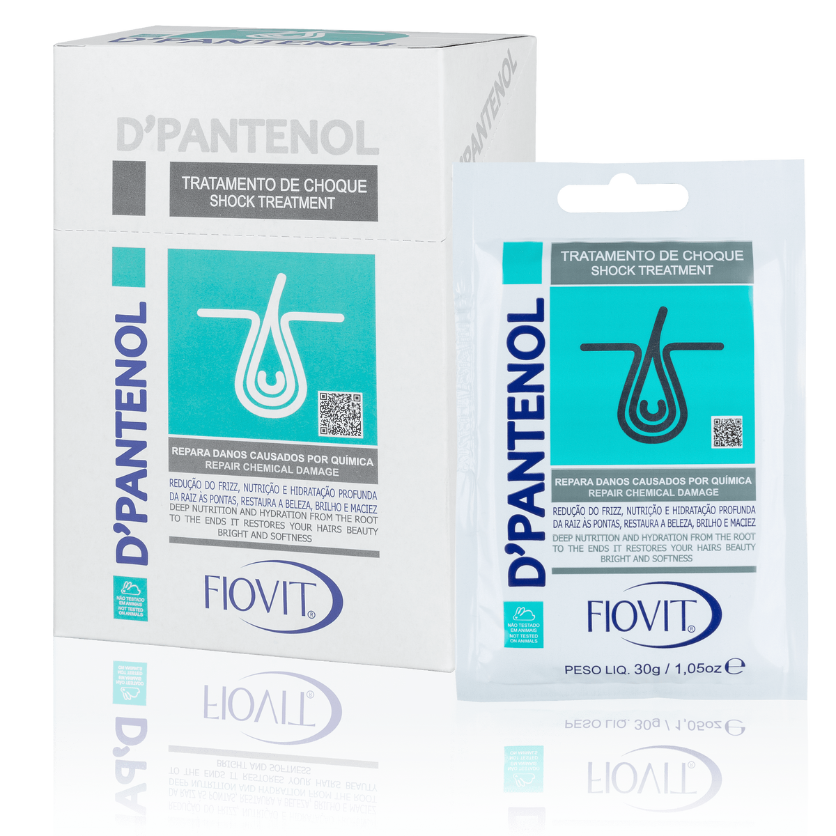 Sachê Tratamento de Choque D'Pantenol Fiovit 30g