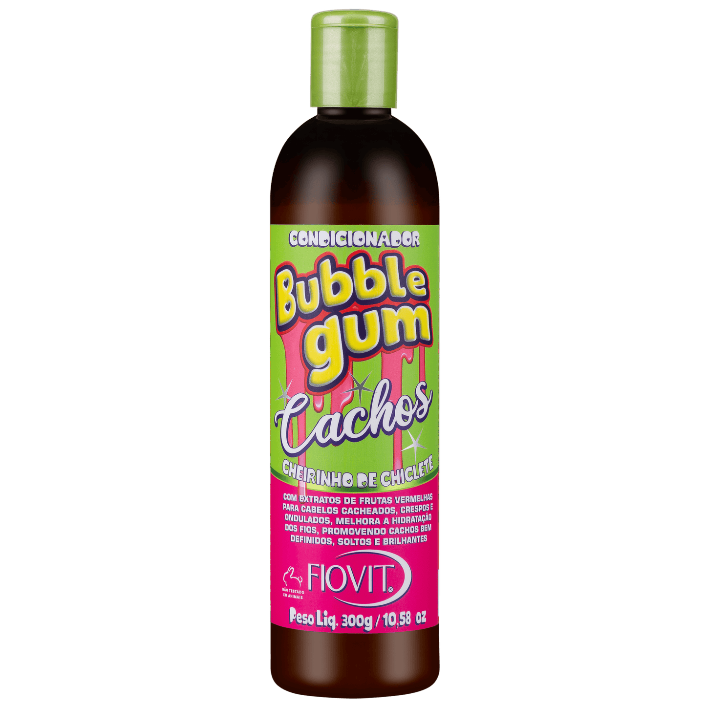 CONDICIONADOR BUBBLE GUM CACHOS FIOVIT 300 ML