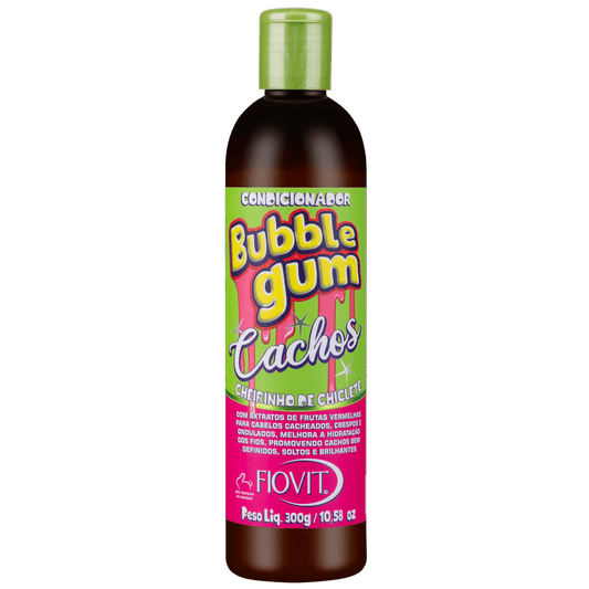 CONDICIONADOR BUBBLE GUM CACHOS FIOVIT 300 ML